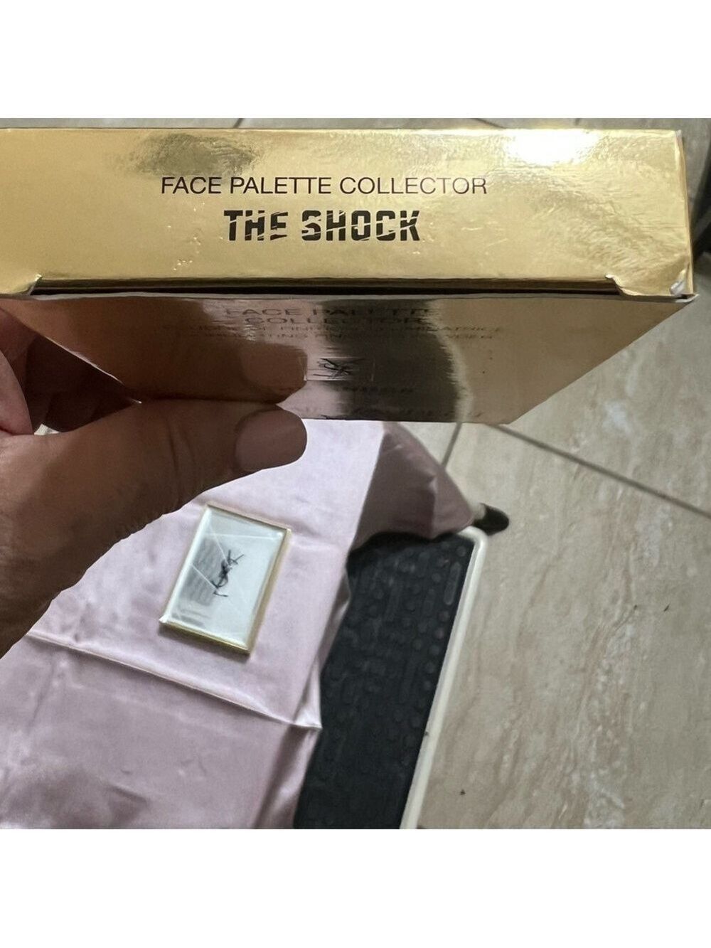 YSL YvesSaintLaurent Face Palette Highlighting Finishing Powder The Shock - Picture 5 of 5
